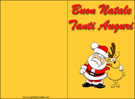 Biglietti Babbo Natale